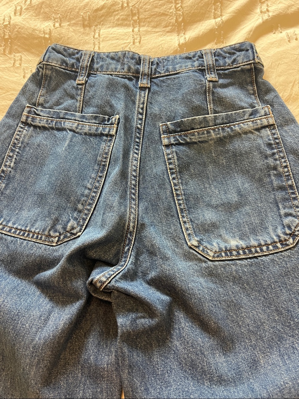 We The Free Jeans Palmer Cuff Vintage High-Rise Wide Leg Free People Revolve - Picture 14 of 14